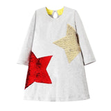 Toddler Dresses Girls Clothing 100% Cotton Long Sleeve Baby Girls Dress Tunic Jersey Princess Dress Costume for Kids Clothes
