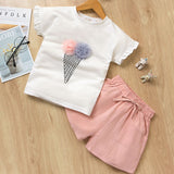 Bear Leader Girls Clothing Sets 2019 Summer Kids Clothes Floral Chiffon Halter+Embroidered Shorts Straw Children Clothing