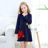 Toddler Dresses Girls Clothing 100% Cotton Long Sleeve Baby Girls Dress Tunic Jersey Princess Dress Costume for Kids Clothes