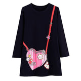 Toddler Dresses Girls Clothing 100% Cotton Long Sleeve Baby Girls Dress Tunic Jersey Princess Dress Costume for Kids Clothes