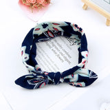 Girls Fashion Knot Headbands Cotton Hair Accessories for Women Girls Newborn Flower Hair band Kids Head Wrap Headwear W284