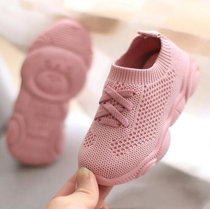 Kids Shoes Antislip Soft Bottom Baby Sneaker Casual Flat Sneakers Shoes Children size Girls Boys Sports Shoes