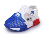 Kids Shoes Antislip Soft Bottom Baby Sneaker Casual Flat Sneakers Shoes Children size Girls Boys Sports Shoes