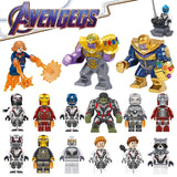 Thanos Captain Marvel Avengers 4 Endgame Block Iron Man Hulk Spiderman Captain America Building Blocks Figures Toys For Kids