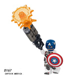 Thanos Captain Marvel Avengers 4 Endgame Block Iron Man Hulk Spiderman Captain America Building Blocks Figures Toys For Kids