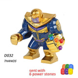 Thanos Captain Marvel Avengers 4 Endgame Block Iron Man Hulk Spiderman Captain America Building Blocks Figures Toys For Kids