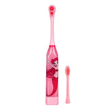 Children Electric Toothbrush Cartoon Pattern Double-sided Tooth Brush Electric Teeth Brush for Kids with 2pcs Replacement Head