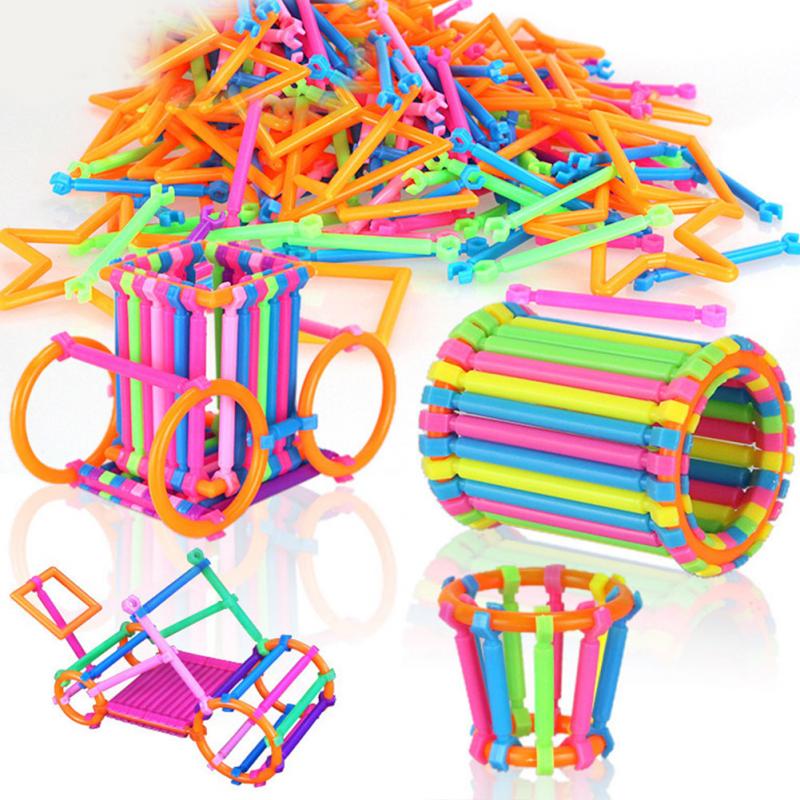 135 Pcs  Baby Kids Building Blocks Assemble Educational Toys Smart Sticks Mini Magnetic Construction Model Toy #07