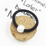 1PCS Lovely Clover Gray Ball Elastic Hair Bands Toys For Girls Handmade Bow Headband Scrunchy Kids Hair Accessories For Womens
