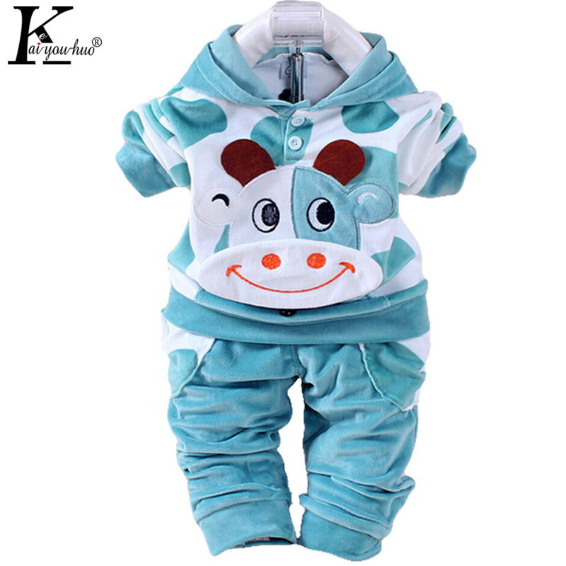 Kids Clothes Autumn Winter Baby Boys Clothes Sets Children Clothing Sets Baby Girls Sport Suit T-shirt+Pants 2Pcs Outfit Suit