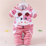 Kids Clothes Autumn Winter Baby Boys Clothes Sets Children Clothing Sets Baby Girls Sport Suit T-shirt+Pants 2Pcs Outfit Suit