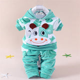 Kids Clothes Autumn Winter Baby Boys Clothes Sets Children Clothing Sets Baby Girls Sport Suit T-shirt+Pants 2Pcs Outfit Suit