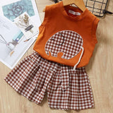 Menoea Girls Suits 2019 Summer Style Kids Beautiful Floral Flower Sleeve Children O-neck Clothing Shorts Suit 2Pcs Clothes