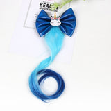 Xugar Hair Accessories Hair Bows Hair Bands for Girls Mermaid Bowknot Scrunchie for Hair Tie Kids Colorful Long Braid Headband