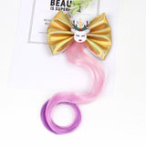 Xugar Hair Accessories Hair Bows Hair Bands for Girls Mermaid Bowknot Scrunchie for Hair Tie Kids Colorful Long Braid Headband