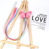 Xugar Hair Accessories Hair Bows Hair Bands for Girls Mermaid Bowknot Scrunchie for Hair Tie Kids Colorful Long Braid Headband