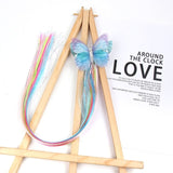 Xugar Hair Accessories Hair Bows Hair Bands for Girls Mermaid Bowknot Scrunchie for Hair Tie Kids Colorful Long Braid Headband