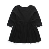 2018 Spring Girl Dress Full Print Girls Clothing Long Sleeve Princess Dress For Girls Kids Costume Dress Outwear 2-8year