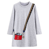 Toddler Dresses Girls Clothing 100% Cotton Long Sleeve Baby Girls Dress Tunic Jersey Princess Dress Costume for Kids Clothes