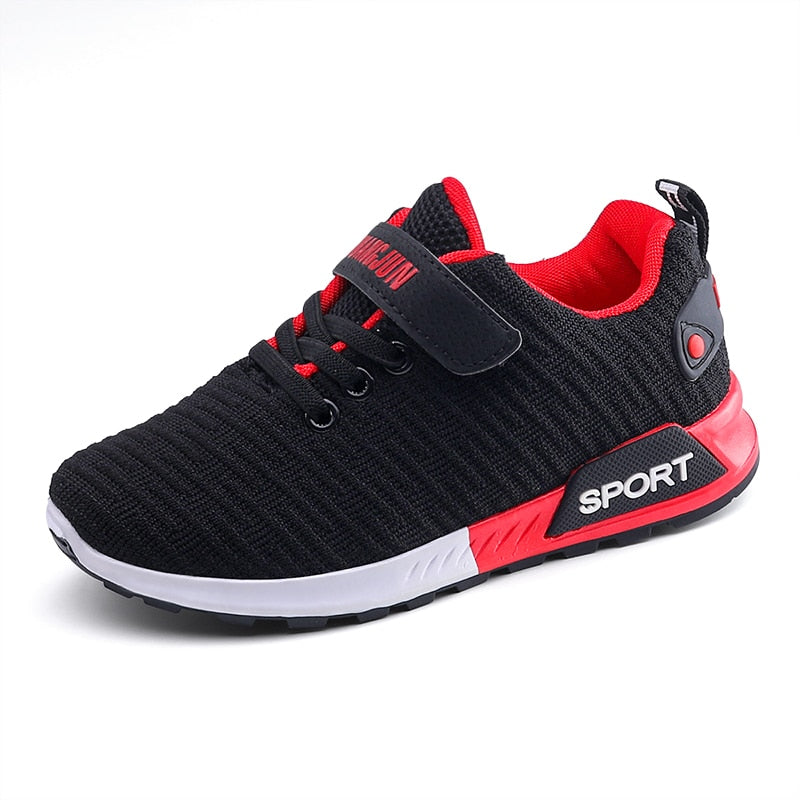 Children Sports Shoes Boys Girls Spring Damping Outsole Slip Patchwork Breathable Kids Sneakers Child Running Shoe
