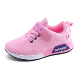 Children Sports Shoes Boys Girls Spring Damping Outsole Slip Patchwork Breathable Kids Sneakers Child Running Shoe