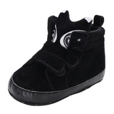 Baby Autumn Shoes Kid Boy Girl Fox Head Lace Cotton Cloth First Walker Anti-slip Soft Sole Toddler Sneaker 1 Pair