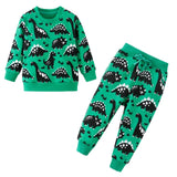 Children Winter Clothes Baby Boys Cartoon Clothing Sets Cute Rabbit Printed Warm Sweatsets for Baby Boys Girls Kids Clothes