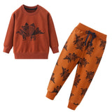 Children Winter Clothes Baby Boys Cartoon Clothing Sets Cute Rabbit Printed Warm Sweatsets for Baby Boys Girls Kids Clothes