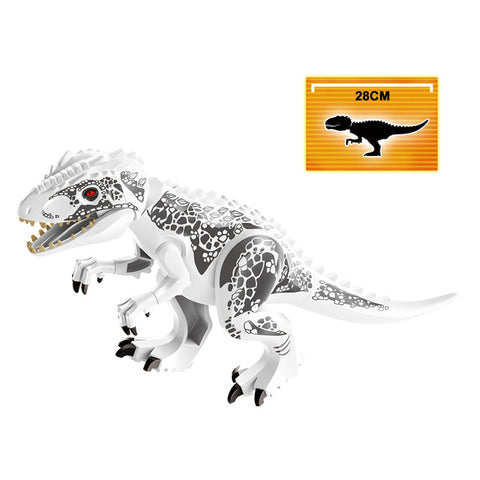 Jurassic World Dinosaurs Figures Bricks Tyrannosaurus Indominus Rex I-Rex Assemble Building Blocks Kid Toy Dinosuar
