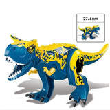Jurassic World Dinosaurs Figures Bricks Tyrannosaurus Indominus Rex I-Rex Assemble Building Blocks Kid Toy Dinosuar
