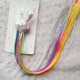 Xugar Hair Accessories Hair Bows Hair Bands for Girls Mermaid Bowknot Scrunchie for Hair Tie Kids Colorful Long Braid Headband