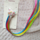 Xugar Hair Accessories Hair Bows Hair Bands for Girls Mermaid Bowknot Scrunchie for Hair Tie Kids Colorful Long Braid Headband