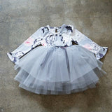 Spring Autumn Long Sleeves Children Girl Clothes Casual School Dress for Girls mini Tutu Dress Kids Girl Party Wear Clothing