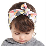Girls Fashion Knot Headbands Cotton Hair Accessories for Women Girls Newborn Flower Hair band Kids Head Wrap Headwear W284
