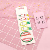 NEW Kids Hair Accessories Headwear 2-6Pcs/Set Flamingo Pineapple Fruit Hairpins Cartoon Mermaid Horse Rainbow Hair Clip for Girl