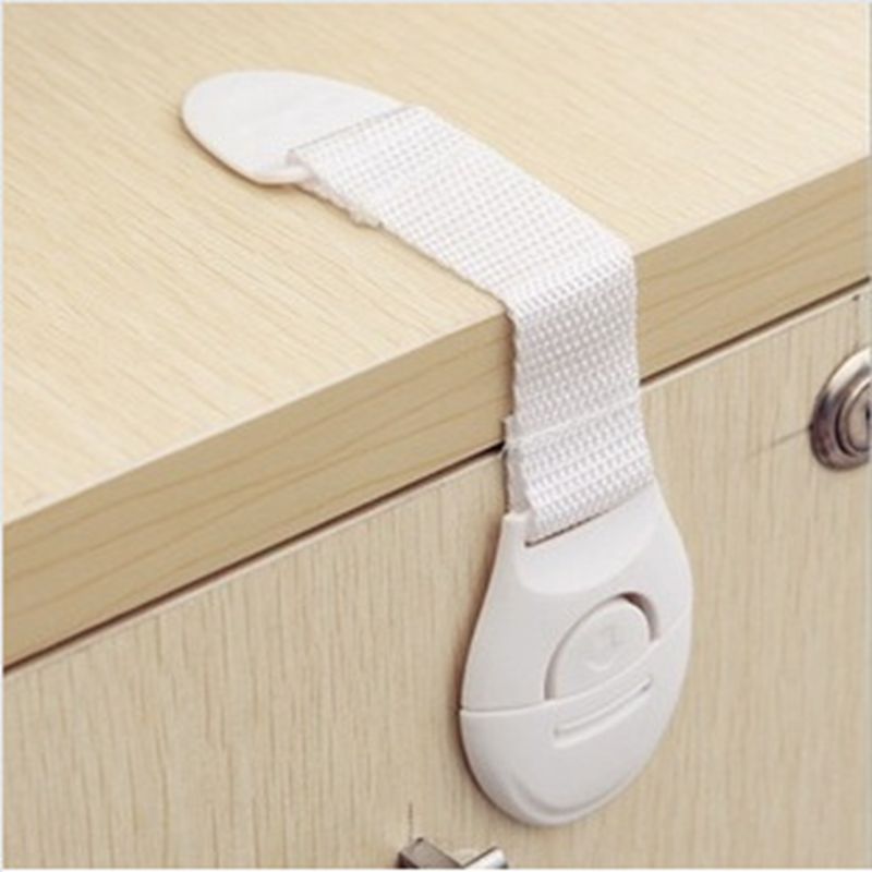 5pcs/lot baby lock child drawers lock bendy door for kids refrigerator baby safety door lock FZ1004