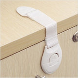 5pcs/lot baby lock child drawers lock bendy door for kids refrigerator baby safety door lock FZ1004