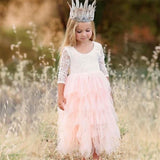 Little Girl Ceremonies Dress Baby Children's Clothing Tutu Kids Dresses for Girls Clothes Wedding Party Gown Vestidos Robe Fille