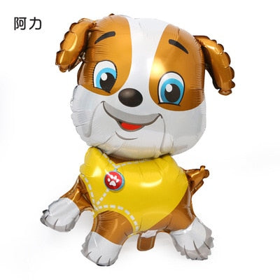 Hot Paw Patrol Birthday Decoration Figure Toys Puppy Patrol Balloon Toys Party Room Decor Chase Marshall Ballon Kids Girls Toy