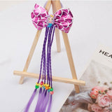 Xugar Hair Accessories Hair Bows Hair Bands for Girls Mermaid Bowknot Scrunchie for Hair Tie Kids Colorful Long Braid Headband