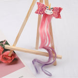 Xugar Hair Accessories Hair Bows Hair Bands for Girls Mermaid Bowknot Scrunchie for Hair Tie Kids Colorful Long Braid Headband