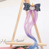 Xugar Hair Accessories Hair Bows Hair Bands for Girls Mermaid Bowknot Scrunchie for Hair Tie Kids Colorful Long Braid Headband