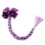 Xugar Hair Accessories Hair Bows Hair Bands for Girls Mermaid Bowknot Scrunchie for Hair Tie Kids Colorful Long Braid Headband