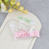 New transparent PU with colorful Sequin Star Kids hair clips kids stars lovely crown hairpin girls hair accessories