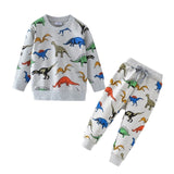 Children Winter Clothes Baby Boys Cartoon Clothing Sets Cute Rabbit Printed Warm Sweatsets for Baby Boys Girls Kids Clothes