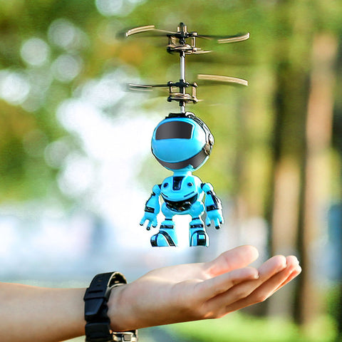 Intelligent Hand Sensing Flying Robot Kids Toys Electronic Aircraft Suspension Toys For Child Smart Pet Action RC Robot With USB